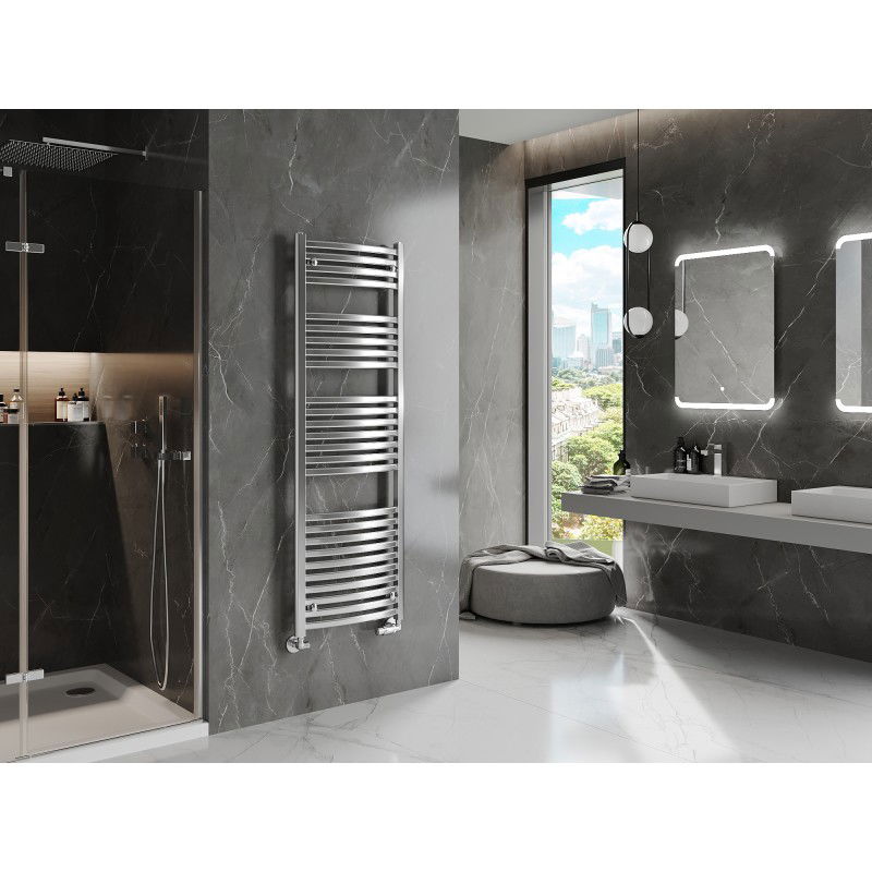 Mexen Helios kúpeľňový radiátor 1500 x 500 mm, 534 W, chróm - W103-1500-500-00-01