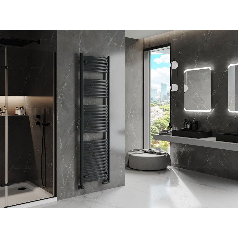 Mexen Helios kúpeľňový radiátor 1800 x 500 mm, 844 W, antracit - W103-1800-500-00-66