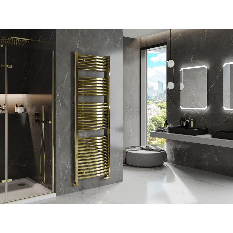 Mexen Helios kúpeľňový radiátor 1800 x 600 mm, 782 W, zlatý - W103-1800-600-00-50