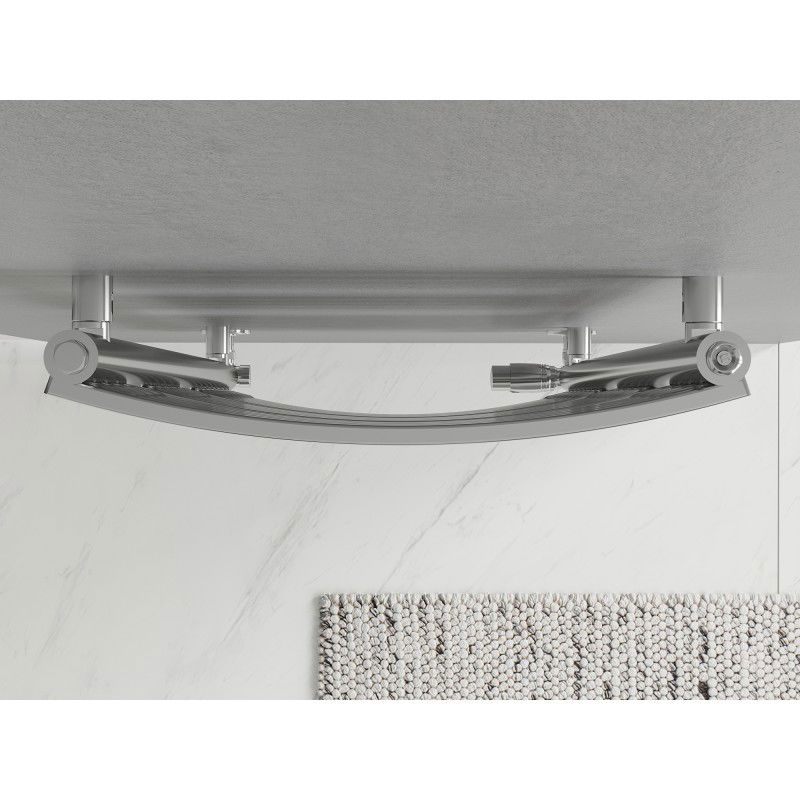 Mexen Bachus kúpeľňový radiátor 1600 x 500 mm, 679 W, chróm- W109-1600-500-00-01