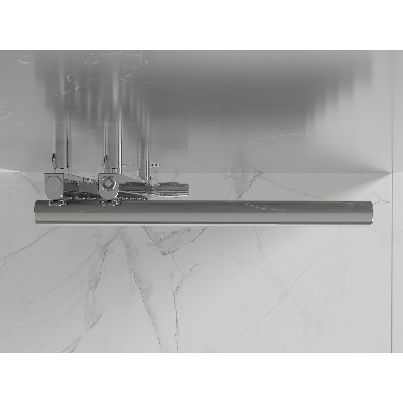 Mexen Jukon dekoratívny kúpeľňový radiátor 988 x 500 mm, 246 W, chróm - W116-0988-500-00-01