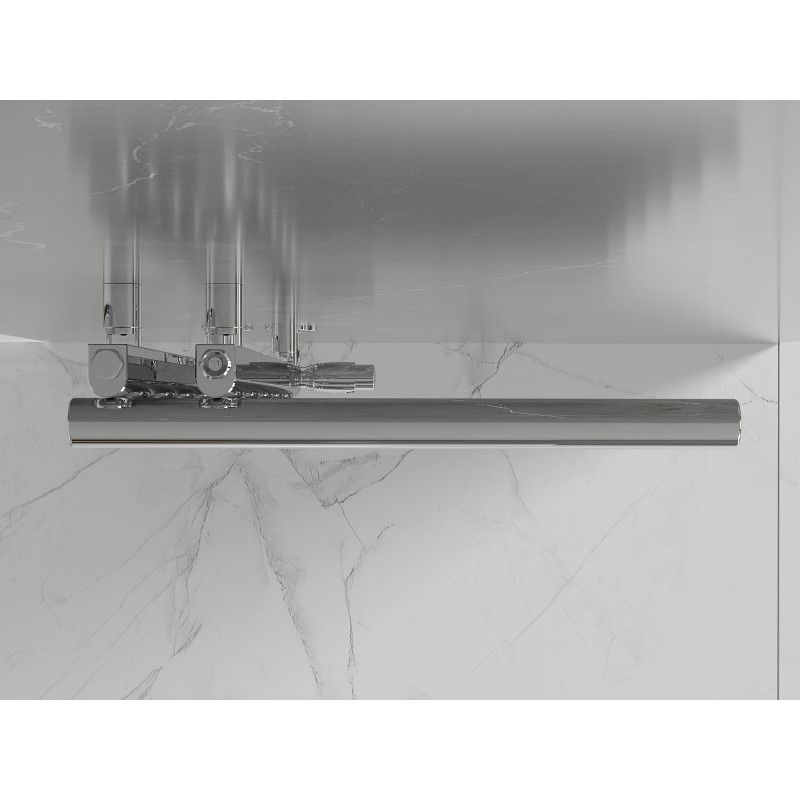 Mexen Jukon ozdobný kúpeľňový radiátor 988 x 500 mm, 246 W, chróm - W116-0988-500-00-01