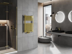 Mexen Uran kúpeľňový radiátor 800 x 500 mm, 287 W, zlatý - W105-0800-500-00-50