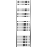 Mexen Uran kúpeľňový radiátor 1800 x 600 mm, 738 W, biely - W105-1800-600-00-01
