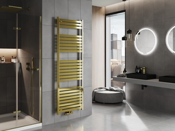 Mexen Uran kúpeľňový radiátor 1800 x 600 mm, 738 W, zlatý - W105-1800-600-00-50