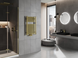 Mexen Hades kúpeľňový radiátor 800 x 500 mm, 305 W, zlatý - W104-0800-500-00-50