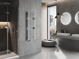 Mexen Hades kúpeľňový radiátor 1200 x 400 mm, 373 W, chróm - W104-1200-400-00-01