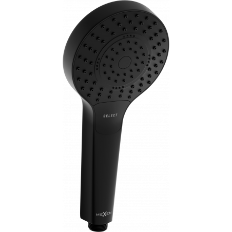 Mexen R-05 3-funkčná sprchová hlavica, čierna - 79505-70