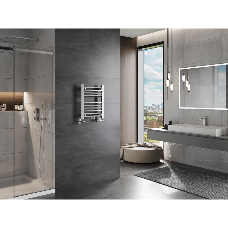 Mexen Mars kúpeľňový radiátor 500 x 400 mm, 141 W, chróm - W110-0500-400-00-01