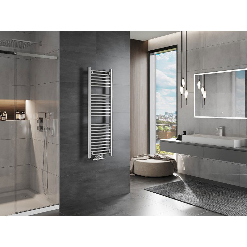 Mexen Mars kúpeľňový radiátor 1200 x 400 mm, 346 W, chróm - W110-1200-400-00-01