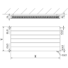 Mexen Line CVL21 radiátor panelový 900 x 1100 mm, dolní připojení, 1748 W, černý - W621L-090-110-70