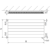 Mexen Line CVL21 radiátor panelový 900 x 1600 mm, dolní připojení, 2543 W, černý - W621L-090-160-70