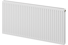 Mexen CC21 panelový radiátor 300 x 2200 mm, dolné stredné pripojenie, 1619 W, biely - W6C21-030-220-00