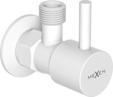 Mexen R1 rohový ventil k batérii 1/2"x3/8", biely - 79970-20