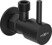 Mexen R1 rohový ventil k batérii 1/2"x3/8", čierny - 79970-70