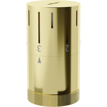 Mexen Uni-Term termostatická hlavica na radiátor, zlatá - W908-005-50