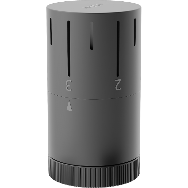 Mexen Uni-Term termostatická hlavica k radiátoru, antracit - W908-005-66