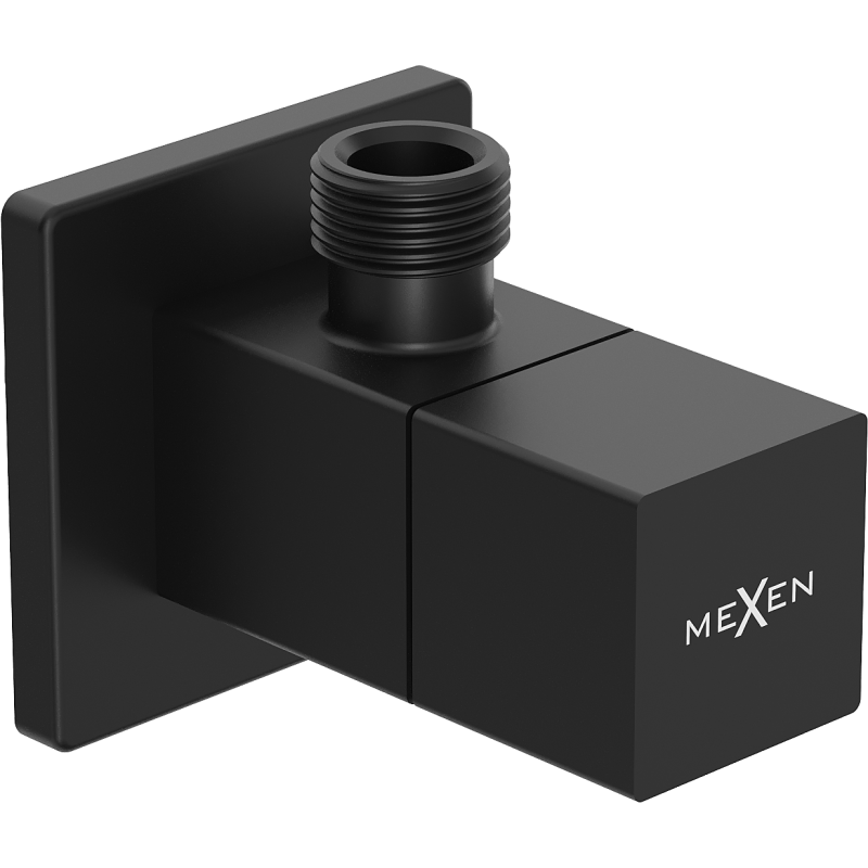 Mexen S rohový ventil k batérii 1/2"x3/8", čierny - 79971-70