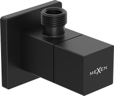 Mexen S rohový ventil k batérii 1/2"x3/8", čierny - 79971-70