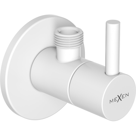 Mexen R2 rohový ventil k batérii 1/2"x3/8", biela - 79972-20