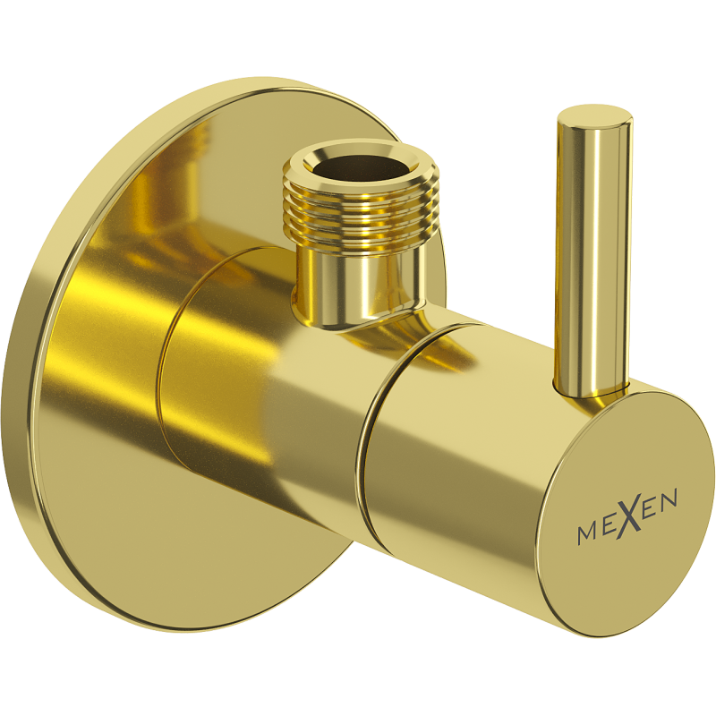 Mexen R2 rohový ventil k batérii 1/2"x3/8", zlatý - 79972-50