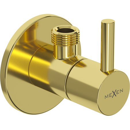 Mexen R2 rohový ventil k batérii 1/2"x3/8", zlatý - 79972-50