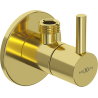Mexen R2 rohový ventil k batérii 1/2"x3/8", zlatý - 79972-50