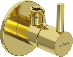 Mexen R2 rohový ventil k batérii 1/2"x3/8", zlatý - 79972-50