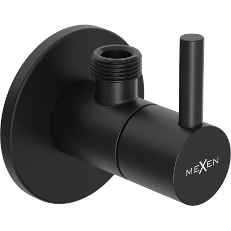 Mexen R2 rohový ventil k batérii 1/2"x3/8", čierny - 79972-70