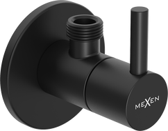Mexen R2 rohový ventil k batérii 1/2"x3/8", čierny - 79972-70