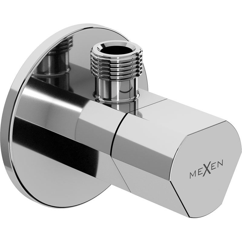 Mexen T uhlový ventil k batérii 1/2"x3/8", chróm - 79973-00