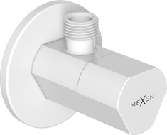 Mexen T rohový ventil k batérii 1/2"x3/8", biely - 79973-20