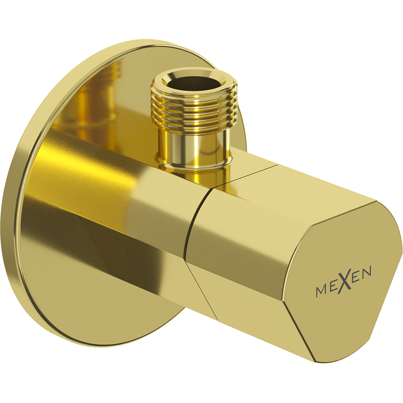 Mexen T uzatvárací ventil k batérii 1/2"x3/8", zlatý - 79973-50