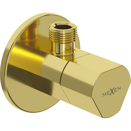 Mexen T rohový ventil k batérii 1/2"x3/8", zlatý - 79973-50