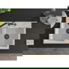 Mexen Hektor žulový drez 2-komorový 800 x 480 mm, biely, čierny sifón - 6521802000-20-B