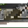 Mexen Hektor žulový drez 2-komorový 800 x 480 mm, béžový, sifón čierny - 6521802000-69-B