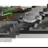 Mexen Hektor dvojkomorový granitový drez 800 x 480 mm, sivý, chrómový sifón - 6521802000-71
