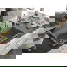 Mexen Hektor žulový drez 2-komorový 800 x 480 mm, sivý, sifón zlatý - 6521802000-71-G