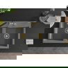 Mexen Hektor žulový drez 2-komorový 800 x 480 mm, sivý, sifón zlatý - 6521802000-71-G