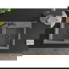 Mexen Hektor žulový kuchynský drez, dvojkomorový 800 x 480 mm, sivý, čierny sifón - 6521802000-71-B