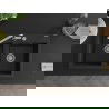 Mexen Hektor žulový drez 2-komorový 800 x 480 mm, čierny/strieborný metalik, sifón chróm - 6521802000-73