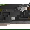 Mexen Hektor žulový drez 2-komorový 800 x 480 mm, čierny bodkovaný, čierny sifón - 6521802000-76-B
