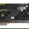 Mexen Hektor žulový drez 2-komorový 800 x 480 mm, čierny škvrnitý, sifón chróm - 6521802000-76