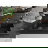 Mexen Hektor žulový kuchynský drez 2-komorový 800 x 480 mm, čierny, sifón chróm - 6521802000-77