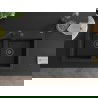 Mexen Hektor žulový drez 2-komorový 800 x 480 mm, čierny, sifón čierny - 6521802000-77-B