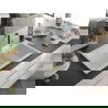 Mexen Omar kuchynský granitový drez 1-komorový 800 x 480 mm, biela, sifón zlatý - 6520801005-20-G