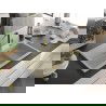 Mexen Omar žulový drez 1-komorový 800 x 480 mm, béžový, sifón zlatý - 6520801005-69-G