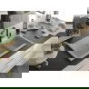 Mexen Omar žulový kuchynský drez 1-komorový 800 x 480 mm, béžový, čierny sifón - 6520801005-69-B