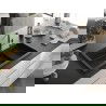 Mexen Omar jednovrstvový granitový drez 1-komorový 800 x 480 mm, čierny/strieborný metalik, sifón chróm - 6520801005-73
