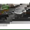 Mexen Omar jednodrezový žulový drez 800 x 480 mm, čierny/zlatý metalický, sifón chróm - 6520801005-75
